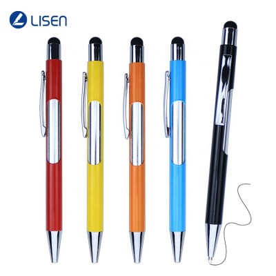 Cheap promotional gift custom logo metal ball point pen