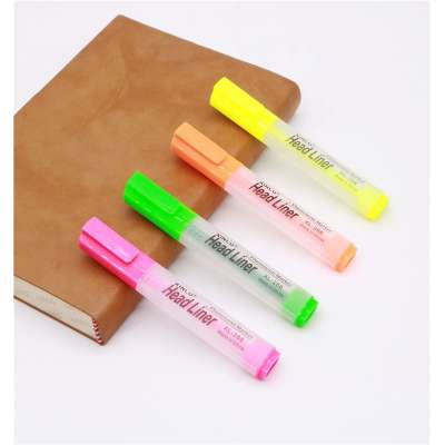 Promotional liquid highlighter marker with custom logo