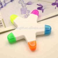 Promotional star shape highlighter for children gift