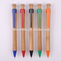 Promotional eco friendly bamboo ball pen with custom logo